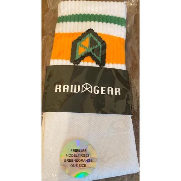 NWT RawGear Retro Logo Socks Style RG931 - Picture 2 of 3